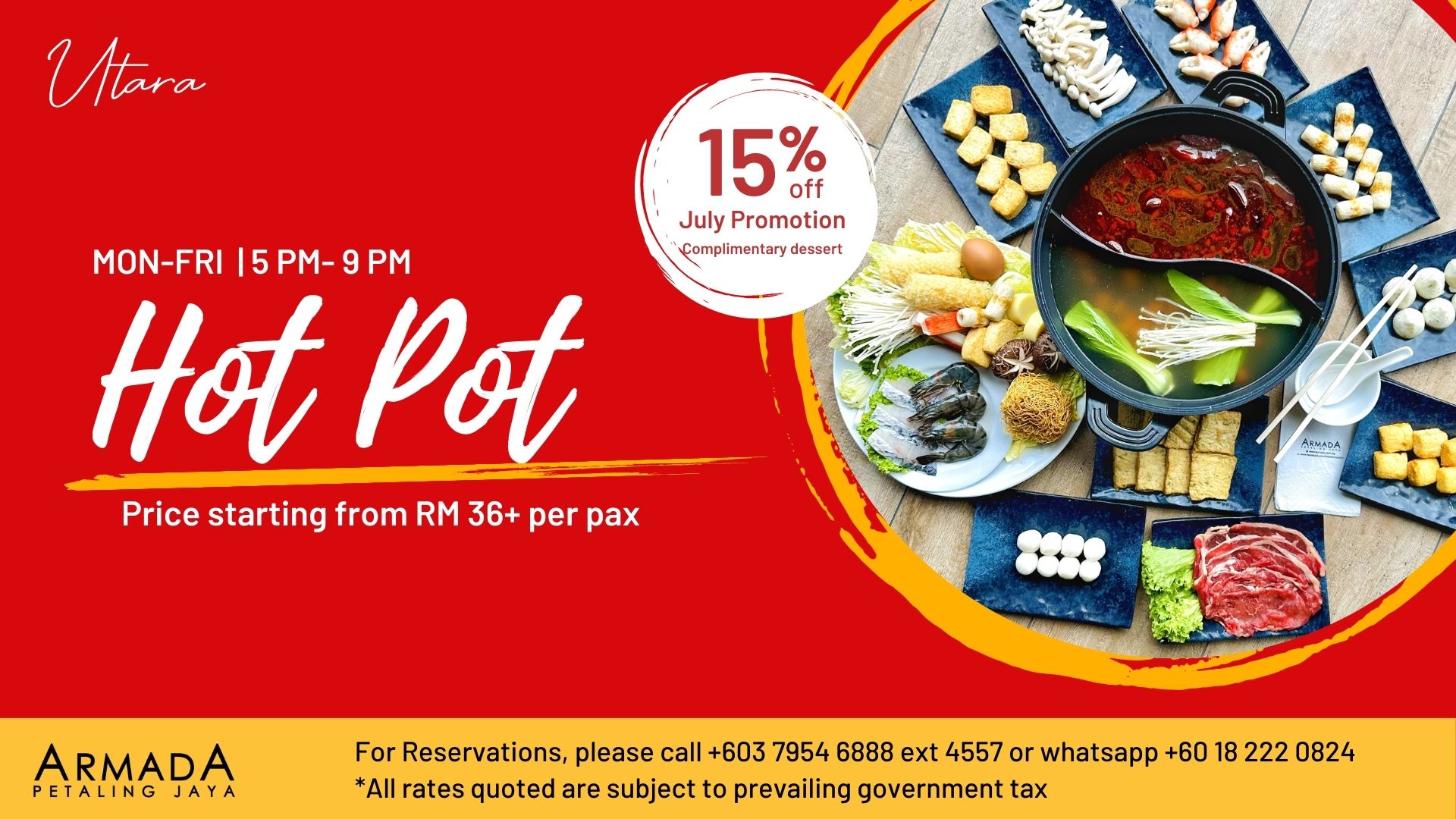 Hot Pot Promotion | Hotel Armada Petaling Jaya